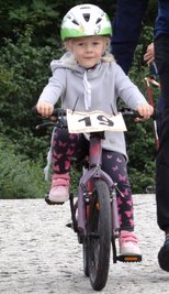 Emma Schneider aus Schönbrunn wurde Stadtmeisterin der unter Fünfjährigen. 