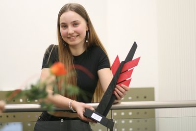 Lilli Steinert aus Neukirchen erhielt für ihr Gedicht den Jurypreis Lyrik.