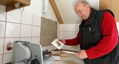 Herabfallende Fliesen