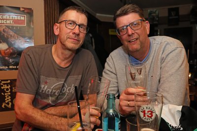Sie mögen Livemusik und Kneipenstimmung: Steven Arnold (links) und Thomas Schramm.
