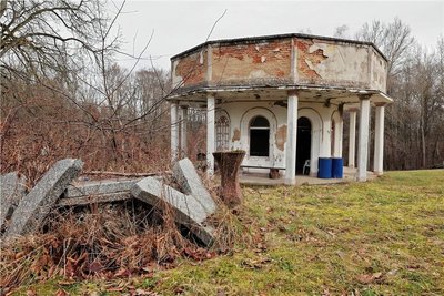 Der Pavillon im ehemaligen Lichtensteiner Stadtbad: Im Rat sind die Umbaupläne gescheitert. 