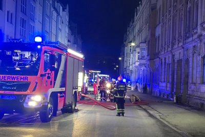 Erst am Sonntagmorgen hatte es wieder in einem Haus in der Trockentalstraße gebrannt.