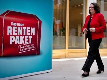 Auf dem Weg zum Rentenpaket: Arbeitsministerin Andrea Nahles.