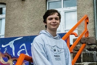 Diego Eilenberger (17) ist Vorsitzender des Jugendparlaments Mittweida.