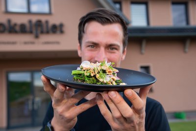 Auch vegetarische Speisen serviert Kevin Seidel in seinem Restaurant Lokalfilet in Oelsnitz. Geöffnet ist das Restaurant jetzt Mittwoch bis Samstag ab 18 Uhr.
