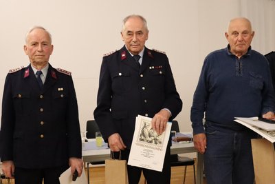 Seit 60 Jahren dabei: Siegfried Franke, Wolfgang Kändler und Günter Kretzschmar (v. l.).