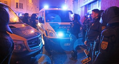 Polizeieinsatz am Montag in Freiberg. 