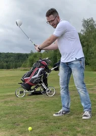 IGA-Präsident Marcel Koch spielte beim Golfturnier. 