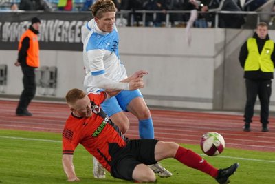 Louis Malina stand für den Chemnitzer FC von Beginn an auf dem Rasen.