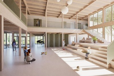 In Crottendorf soll eine neue Grundschule gebaut werden. Nach einem Architektenwettbewerb steht fest, wie sie aussehen soll.