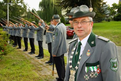 Christian Jacob ist begeistertes Mitglied im Lauenhainer Schützenverein.