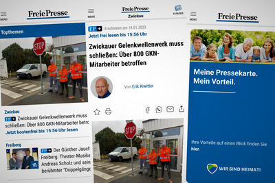 freiepresse.de hat eine behutsame optische Auffrischung erfahren.