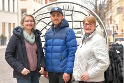 Bei Freiberg für alle engagieren sich unter anderem Constance Bornkampf, Alexander Nattke und Jana Pinka.
