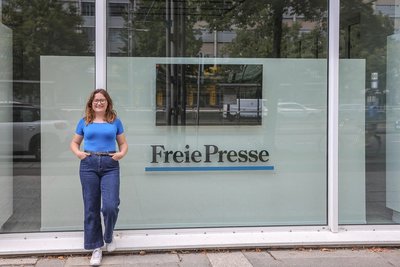 Studentin Sarah Ziedler (25) kam für ein Praktikum bei der „Freien Presse“ von Berlin nach Chemnitz. Sie lebte bisher nur in Großstädten mit mehr als 600.000 Einwohnern.