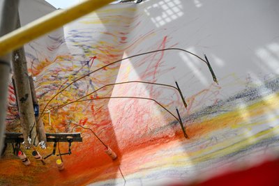 „A Letter from the Wind“ ein Kunstwerk des japanischen Künstlers Rikuo Ueda.