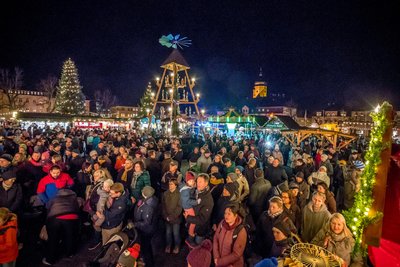 Auf dem Marienberger Weihnachtsmarkt wird am Wochenende noch einmal viel geboten.