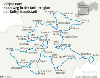 Übersichtskarte Purple Path.