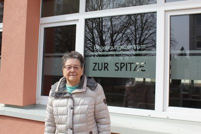Helga Kreißl (82) hat 2008 das Begegnungszentrum „Zur Spitze“ mitgegründet.