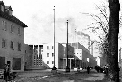 Das Stadtbad im Jahr der Einweihung 1935.