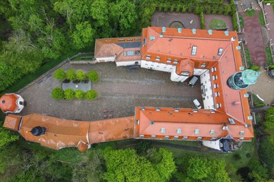 Der Schlosshof soll bei der Abendveranstaltung im Mittelpunkt stehen.