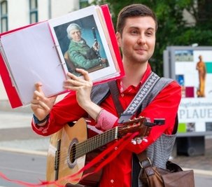 Marvin Schaarschmidt ist Stadtführer. 