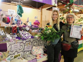 Der Lavendelstand von Klara und Klara Horvath (Mutter und Tochter) hat dem Publikum am besten gefallen. Dafür gab es den ersten Platz. 