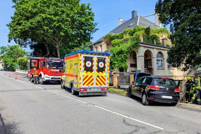 Der Unfall hat sich auf der B 101 kurz vor der Auffahrt zum Annaberger Stadtzentrum ereignet.
