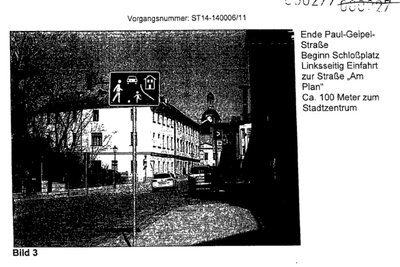 Die Paul-Geipel-Straße in Glauchau war ebenfalls im Navigationsgerät des Autos von André und Susann E. gespeichert und wurde nach 2011 von Ermittlern näher unter die Lupe genommen.