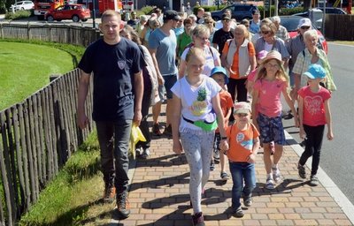 Jan Hartmann (links) hatte bereits bei der Wanderung im Jahr 2019 die geführt Tour übernommen. 