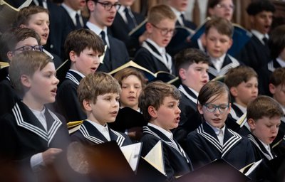 Der Thomanerchor (hier beim Bachfest in Leipzig) gastierte in Zwickau.