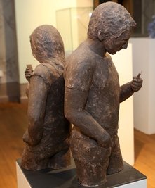 Diese Skulptur von Berit Schmidt-Villnow überzeugte die meisten Besucher. Sie erhielt 126 Stimmen.