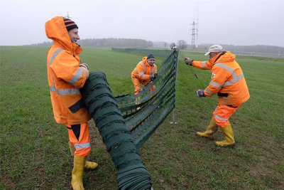 Ab Anfang Oktober soll mit der Errichtung der Schneefangzäune im Erzgebirgskreis begonnen werden.