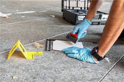 Die Polizei dokumentiert das Geschehen bis ins Detail.