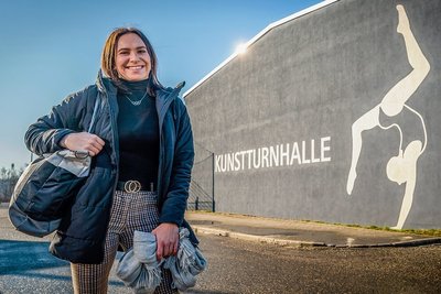 Sophie Scheder hat 14 Jahre in der Halle im Chemnitzerin Sportforum trainiert. Jetzt wechselt sie nach Köln. 