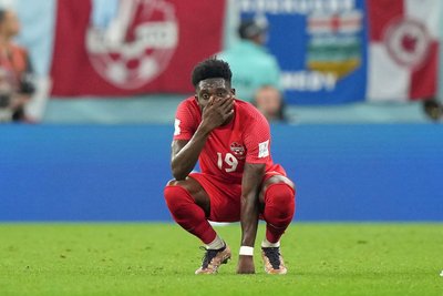 Alphonso Davies steht im Kader der kanadischen Nationalmannschaft.