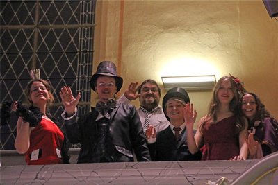Auf den Emporen der Nikolaikirche herrschte traditionsgemäß die beste Stimmung.