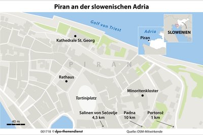 Venezianisches Flair, gute Küche: Die Stadt ist kulturhistorisch wie kulinarisch hochinteressant. Und: Sie gilt als die schönste an der slowenischen Adria - was sie auch den nahen Salinen verdankt.