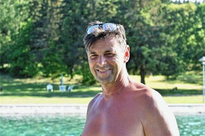 Schwimmmeister Frank Radl.