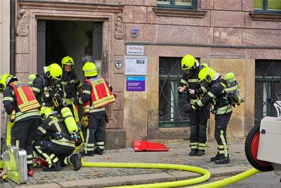 Die Feuerwehr rückte zum Brand auf den Sonnenberg aus.
