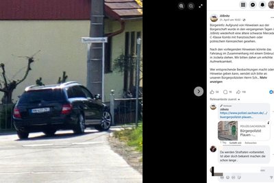 In Jößnitz wurden Anwohner wegen eines dunklen Mercedes sensibilisiert.