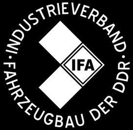 Das Logo des Fahrzeugkombinates der ehemaligen DDR.