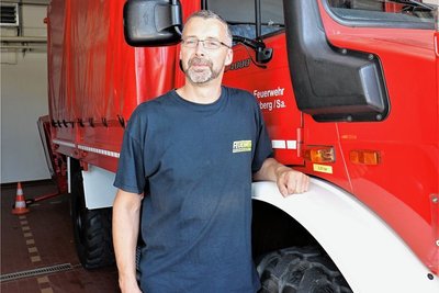 Michael Knoth ist in Frankenberg als Stadtwehrleiter tätig. Foto: Knut Berger