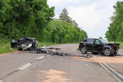 Zu einem tödlichen Unfall kam es auf einer Bundesstraße bei Bruchsal.