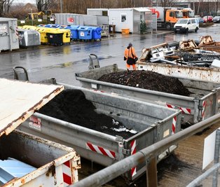 Der Wertstoffhof der Firma Becker Umweltdienste und EKM in Freiberg ist seit vier Jahren alarmgesichert. 
