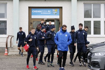 Trainingsauftakt bei CFC: Mit 22 Spielern ging es los.