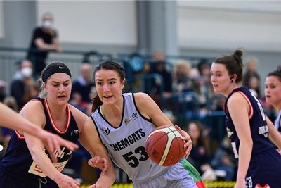 Tereza Kracikova war mit 16 Punkten beste Werferin der Chemcats beim 62:64 gegen Grünberg. 