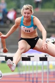 Ein erstes Ziel ist erreicht. Hürdensprinterin Franziska Hofmann kann auf ein WM-Ticket hoffen.