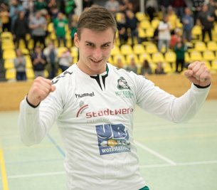 Darf er bald wieder jubeln? Kreisspieler Martin Romwill nach mehr als einem Jahr Verletzungspause nächste Woche mit seinen Teamkollegen ins Mannschaftstraining einsteigen. 