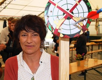 Babara Walther-Wilfert ist die amtierende Niederalbertsdorfer Schützenkönigin. Am Wochenende endet ihre Regentschaft. 