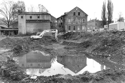 Seit den 1990er-Jahren wurden in Siegmar bereits mehrere alte Gebäude abgerissen, hier das einstige Hotel „Trabant“.